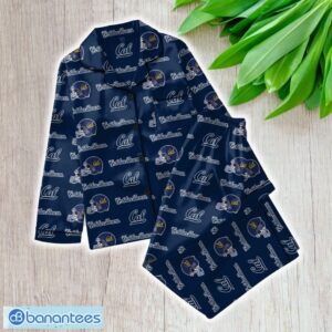 Ncaa California Golden Bears Satin Long Sleeve Pajamas Set Family For Men Women Gift Christmas - ZNCAA California Golden Bears _Women Satin Long Sleeve Pajamas Set_1