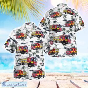 Nottinghamshire Fire and Rescue Service 3D Hawaiian Shirt Product Photo 1