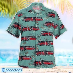 California, Oceanside Fire Department Station 7 - Mission Hawaiian Shirt Button Summer Shirt Product Photo 3