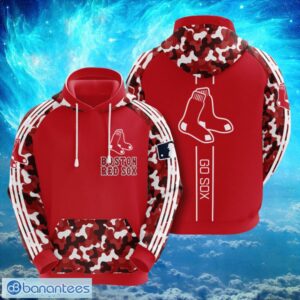 MLB Boston Red Sox Logo Design Go Sox Red Hoodie Full Print Hoodie Product Photo 1