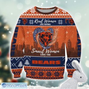 Chicago Bears Logo Ugly Christmas Sweater For Fans Men And Women Christmas Gift Ideas Product Photo 1