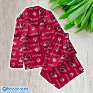 Ncaa Temple Owls Satin Long Sleeve Pajamas Set Family For Men Women Gift Christmas - ZNCAA Temple Owls_Women Satin Long Sleeve Pajamas Set_1