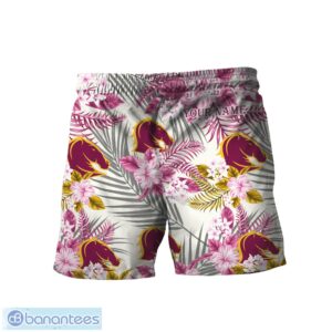 Brisbane Broncos NRL Combo Hawaiian Shirt And Shorts Personalized Gift Tropical Flower For Fans Product Photo 2