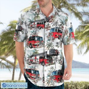 Plainville Fire Department 3D Summer Aloha Hawaiian Shirt Product Photo 2