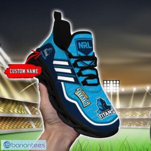 Custom Name For Fans NRL Gold Coast Titans Personalized Max Soul Shoes Running Sneakers Product Photo 5