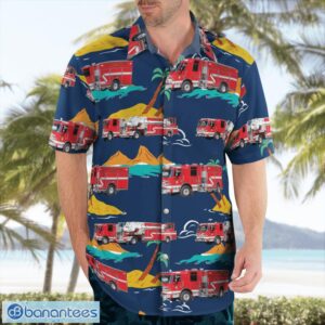 West Covina, California West Covina Fire Department Hawaiian Shirt Button Summer Shirt Product Photo 3