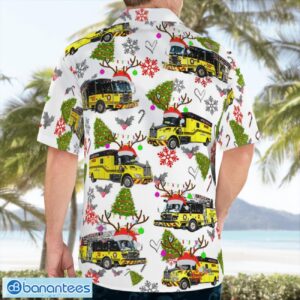 Florida Hillsborough County Fire Department Christmas Aloha Hawaiian Shirt Product Photo 2