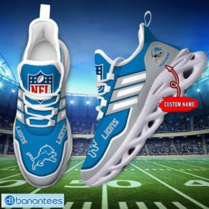 Custom Name NFL Detroit Lions Sneakers Sport Team Max Soul Shoes For Men Women Product Photo 6