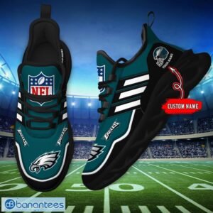 Custom Name NFL Philadelphia Eagles Sneakers Sport Team Max Soul Shoes For Men Women Product Photo 4