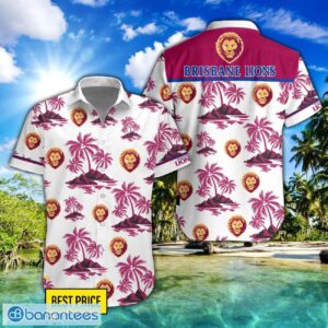 Brisbane Lions Hawaiian Shirt And Shorts 3D Printing Hawaii Summer Gift Product Photo 1