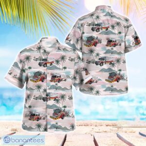 Weston, Broward County, Florida, Weston Fire Department Aloha Hawaiian Shirt Product Photo 1