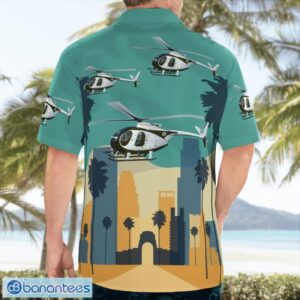 Los Angeles County Sheriff Hughes 500C (369HS) 3D Hawaiian Shirt Product Photo 2