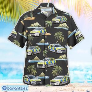 Wiltshire Police, Ford Mondeo, Dog Unit 3D Hawaiian Shirt Product Photo 2