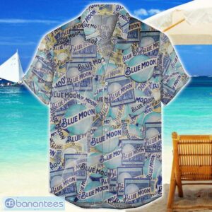 Blue Moon AOP Beer Logo Hawaiian Shirt Summer Gift For Men And Women Product Photo 1