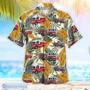 South Bend Fire Department Hawaiian Shirt Beach Summer Shirt Product Photo 3