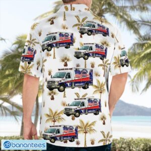 Muskogee, Oklahoma, Muskogee County EMS Aloha Hawaiian Shirt Product Photo 2