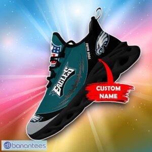 Philadelphia Eagles Custom Name Max Soul Shoes For Fans Sport NFL Product Photo 1