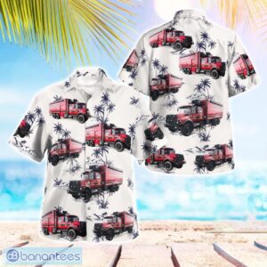 North Bellmore Volunteer Fire Department, New York 3D Hawaiian Shirt Product Photo 1