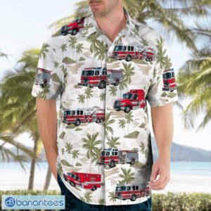 Easthampton, Hampshire County, Massachusetts, Easthampton Fire Department Aloha Hawaiian Shirt Product Photo 4