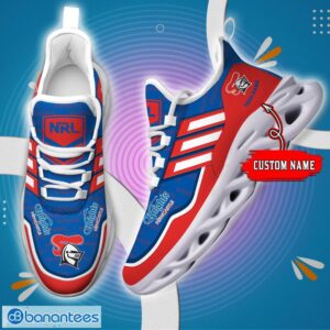 Custom Name For Fans NRL Newcastle Knights Personalized Max Soul Shoes Running Sneakers Product Photo 1