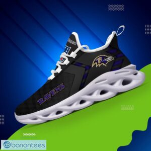 NFL Baltimore Ravens Ultra Sneakers Personalized Name For Fans Max Soul Shoes Product Photo 3
