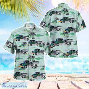Santee District Fire Department, South Carolina 3D Summer Aloha Hawaiian Shirt Product Photo 1