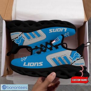 Custom Name NFL Detroit Lions Max Soul Shoes Personalized Running Sneakers Product Photo 7