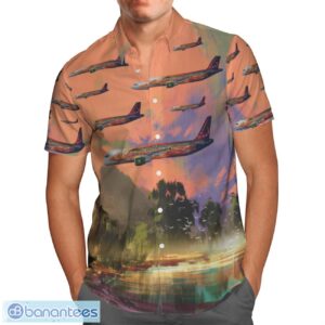 Brussels Airlines Airbus A320 Tomorrowland Hawaiian Shirt Beach Summer Gift Product Photo 2