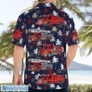 Seattle, Washington, Seattle Fire Department Aloha Hawaiian Shirt Product Photo 2