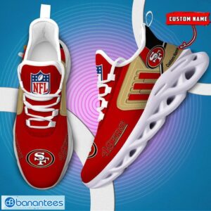 Custom Name NFL San Francisco 49ers Max Soul Shoes Personalized Running Sneakers Product Photo 6