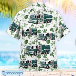 West Deptford Fire Department St Patrick's Day 3D Hawaiian Shirt Product Photo 3