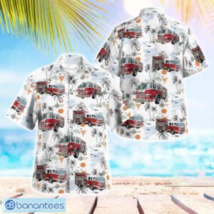 Cambria Fire Department, California Hawaiian Shirt Button Summer Shirt Product Photo 1