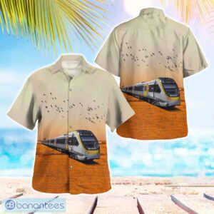 Queensland Rail (QR) New Generation Rollingstock (NGR) Hawaiian Shirt Beach Summer Shirt Product Photo 1