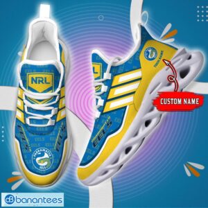 Custom Name For Fans NRL Parramatta Eels Personalized Max Soul Shoes Running Sneakers Product Photo 1