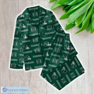 Ncaa Hawaii Rainbow Warriors Satin Long Sleeve Pajamas Set Family For Men Women Gift Christmas - ZNCAA Hawaii Rainbow Warriors_Women Satin Long Sleeve Pajamas Set_1
