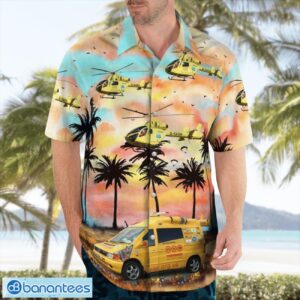 Yorkshire Air Ambulance McDonnell Douglas MD-900 Explorer 3D Hawaiian Shirt Product Photo 3