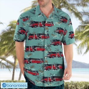 California, Oceanside Fire Department Station 7 - Mission Hawaiian Shirt Button Summer Shirt Product Photo 4