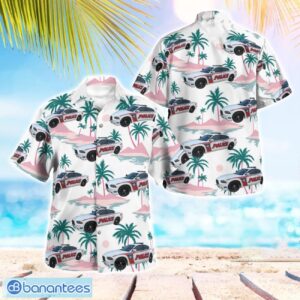 Woodville Police Department Dodge Charger (Texas) Hawaiian Shirt Beach Summer Shirt Product Photo 1