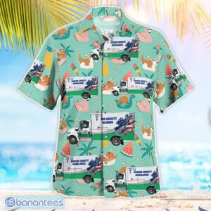 Mercer County Ambulance Service 3D Hawaiian Shirt Product Photo 2