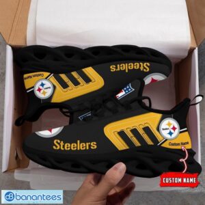 Custom Name NFL Pittsburgh Steelers Max Soul Shoes Personalized Running Sneakers Product Photo 7