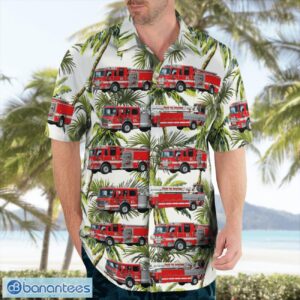 Oxnard, Ventura County, California, Oxnard Fire Department Hawaiian Shirt Button Summer Shirt Product Photo 4