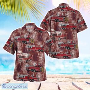Mississippi Jackson Fire Department Ladder Truck Hawaiian Shirt Beach Shirt Summer Holiday Gift Product Photo 1