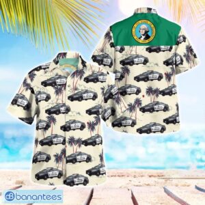 Washington Seattle Police Car Hawaiian Shirt Beach Summer Shirt Product Photo 1