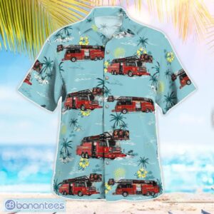 Whitestown Fire Department 3D Summer Aloha Hawaiian Shirt Product Photo 3