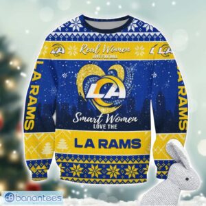 Los Angeles Rams Logo Ugly Christmas Sweater For Fans Men And Women Christmas Gift Ideas Product Photo 1