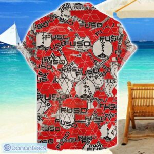 Mitsubishi Fuso AOP Truck Logo Hawaiian Shirt Summer Gift For Men And Women Product Photo 2