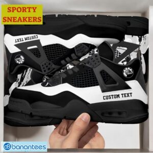 Can Am Logo Colors Waves Custom Name Air Jordan 4 Dynamic Design For Men Women Product Photo 2