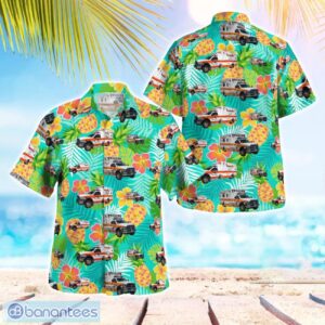 Wareham EMS Local 2895, Massachusetts Hawaiian Shirt Beach Summer Shirt Product Photo 1