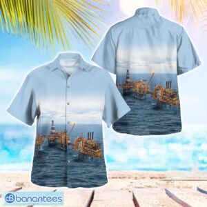 Scotland Buzzard Offshore Drilling Rig Aloha Hawaiian Shirt Product Photo 1