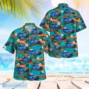 Michigan State Police 2020 Chevy Tahoe K953 Aloha Hawaiian Shirt Product Photo 1